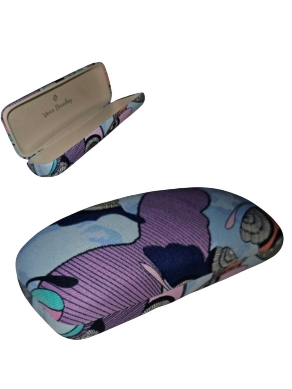 Vera Bradley Glasses Hard Case Butterfly By Print Sunglasses Blue Purple Pink